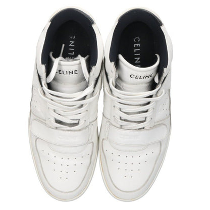 CELINE CT-02 Velcro High-Top Sneakers White Size EU 42
