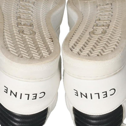 CELINE CT-02 Velcro High-Top Sneakers White Size EU 42
