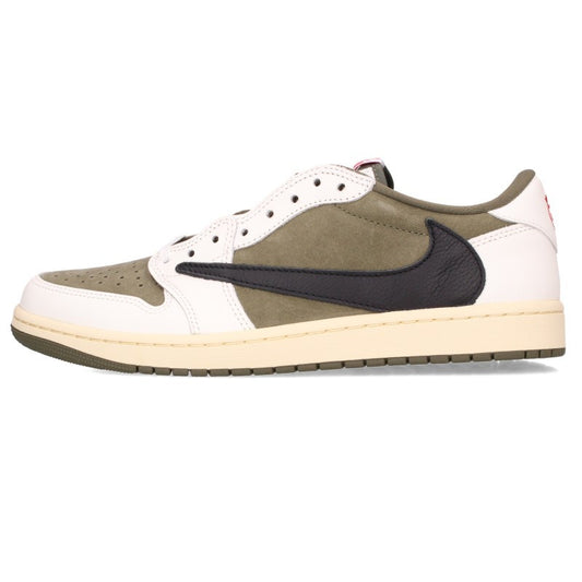 Travis Scott Air Jordan 1 Low Olive Sneakers Size 28.5cm