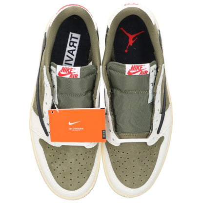 Travis Scott Air Jordan 1 Low Olive Sneakers Size 28.5cm
