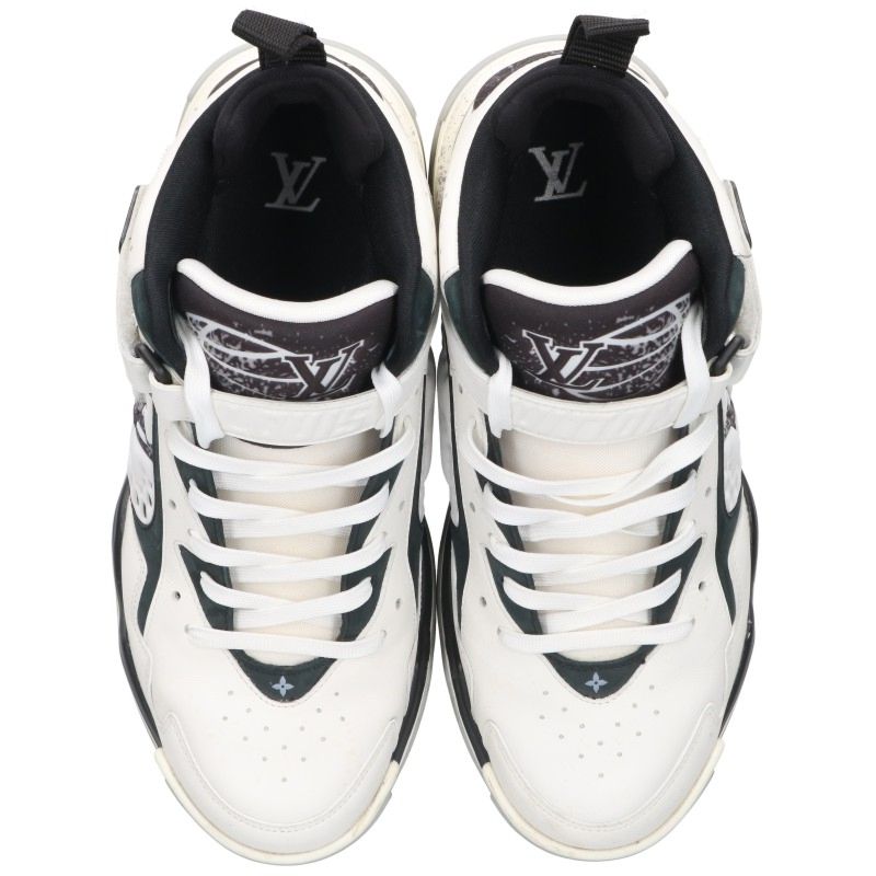 LOUISVUITTON LV Trainer 2 Line Sneakers White/Black Size 7