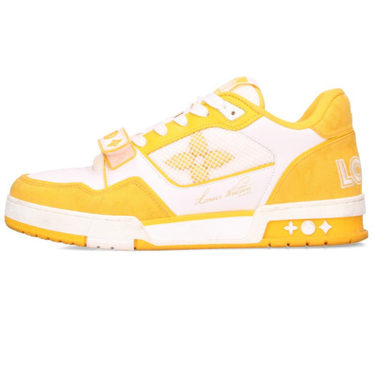 LOUISVUITTON LV Trainer Line Sneakers Yellow/White Size 7