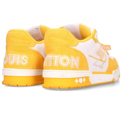 LOUISVUITTON LV Trainer Line Sneakers Yellow/White Size 7