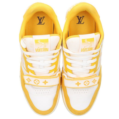 LOUISVUITTON LV Trainer Line Sneakers Yellow/White Size 7