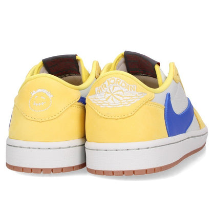 Travis Scott Air Jordan 1 Sneakers Yellow/White Size 26cm