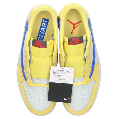 Travis Scott Air Jordan 1 Sneakers Yellow/White Size 26cm