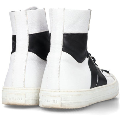 AMIRI SUNSET Leather Sneakers White/Black Size EU 42