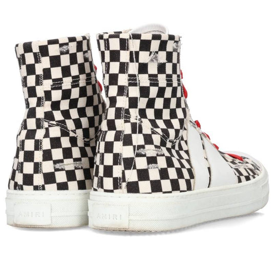 AMIRI Check Pattern High-Top Sneakers Multi Size EU 42