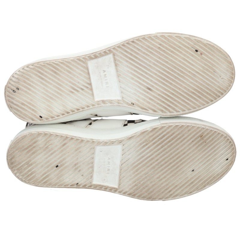 AMIRI Check Pattern High-Top Sneakers Multi Size EU 42