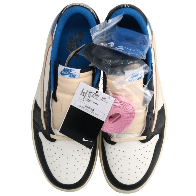 Travis Scott Fragment Air Jordan 1 Low Sneakers Size 27.5cm