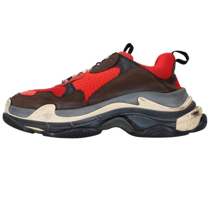 BALENCIAGA TRIPLE S Low-Top Sneakers Red Size EU 40