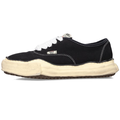 MIHARAYASUHIRO BAKER Canvas Sneakers Black/White Size EU 42