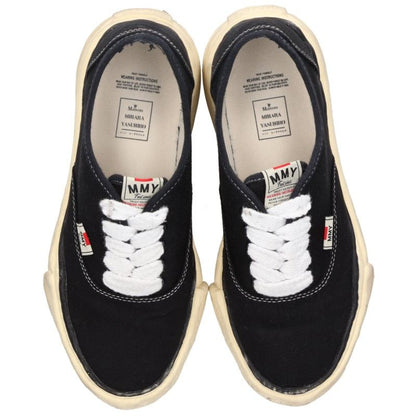 MIHARAYASUHIRO BAKER Canvas Sneakers Black/White Size EU 42