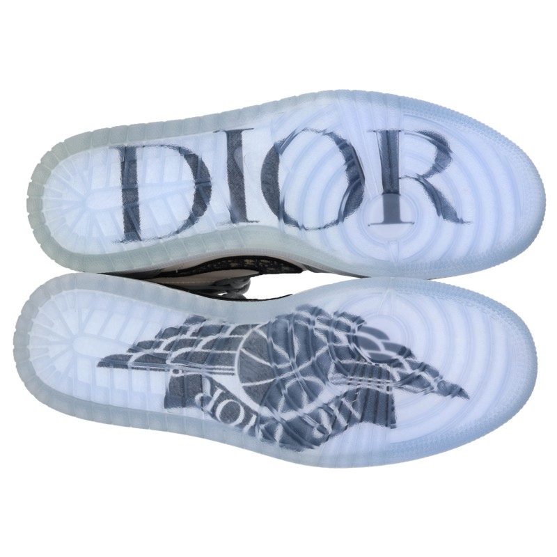 DIOR Air Jordan 1 High OG Multi Sneakers Size 28cm