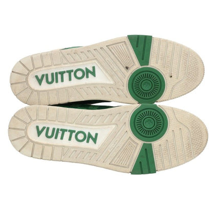 LOUISVUITTON LV Trainer Damier Sneakers White/Green Size 10