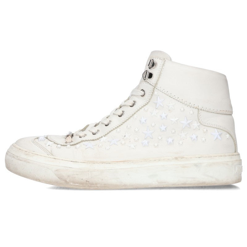 JIMMYCHOO White Star Stud Hi-Top Sneaker Size EU 41