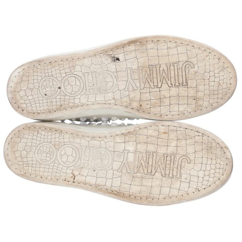 JIMMYCHOO White Star Stud Hi-Top Sneaker Size EU 41