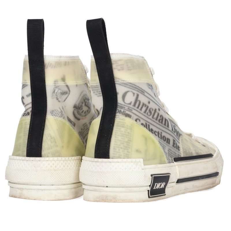 DIOR White Daniel Arsham Hi-Top Sneaker Size EU 41