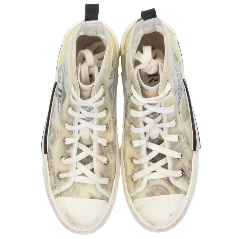 DIOR White Daniel Arsham Hi-Top Sneaker Size EU 41
