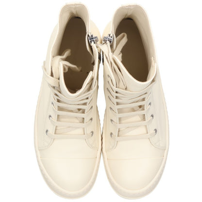 Rick Owens Ramones Leather Hi-Top Sneaker White Size EU 39