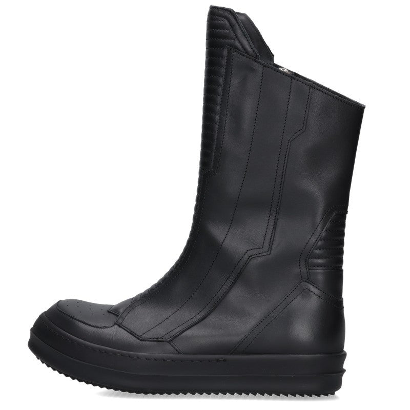 Rick Owens Moto Sneaks Leather Sneaker Black Size EU 40