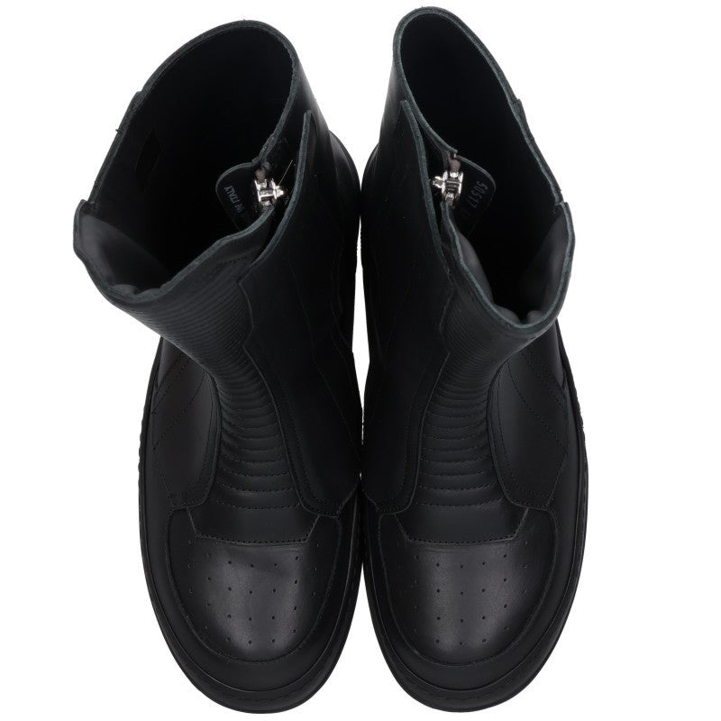 Rick Owens Moto Sneaks Leather Sneaker Black Size EU 40