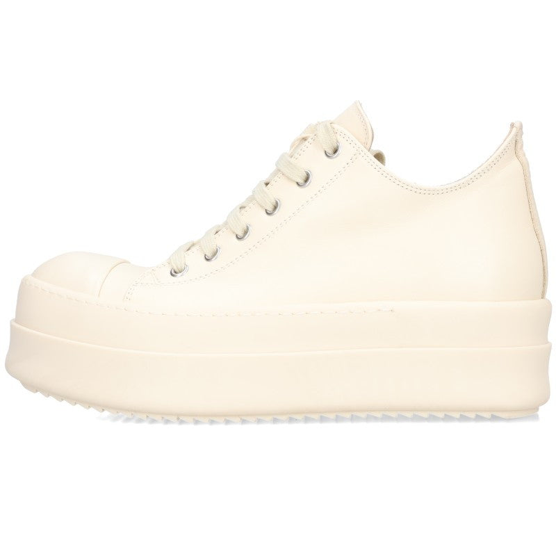 Rick Owens Mega Bumper Low Leather Sneaker White Size EU 39
