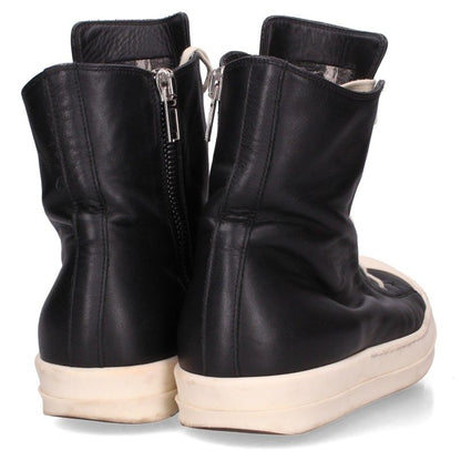 Rick Owens Ramones Leather Hi-Top Sneaker Black Size EU 42