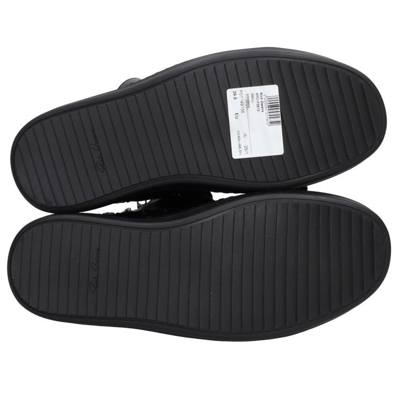 Rick Owens Ramones Jumbo Lace Sneaker Black Size 39.5