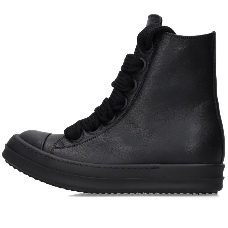 Rick Owens RAMONES Jumbo Lace Sneakers Black Size 39.5