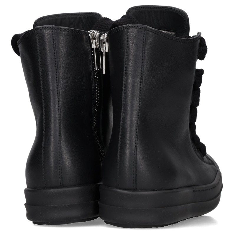 Rick Owens RAMONES Jumbo Lace Sneakers Black Size 39.5