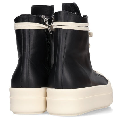 Rick Owens MEGA BUMPER Leather Black White Sneakers Size EU 44
