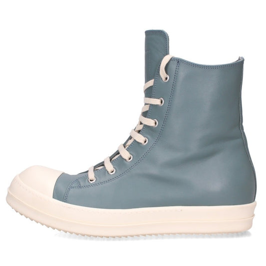 Rick Owens RAMONES Leather High-Top Blue White Size EU 44