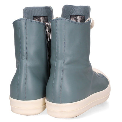 Rick Owens RAMONES Leather High-Top Blue White Size EU 44