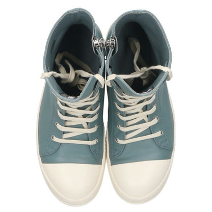 Rick Owens RAMONES Leather High-Top Blue White Size EU 44
