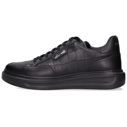 LOUISVUITTON Beverly Hills Embossed Sneakers Black Size 8