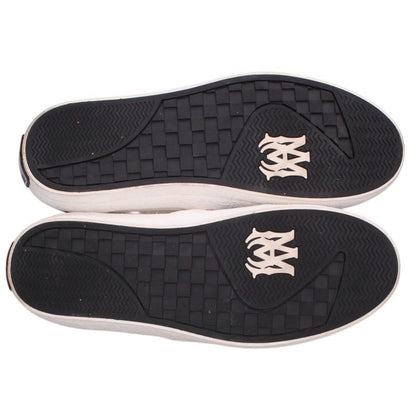 AMIRI LAGUNA Logo Monogram Slip-On Black White Sneakers Size EU 43