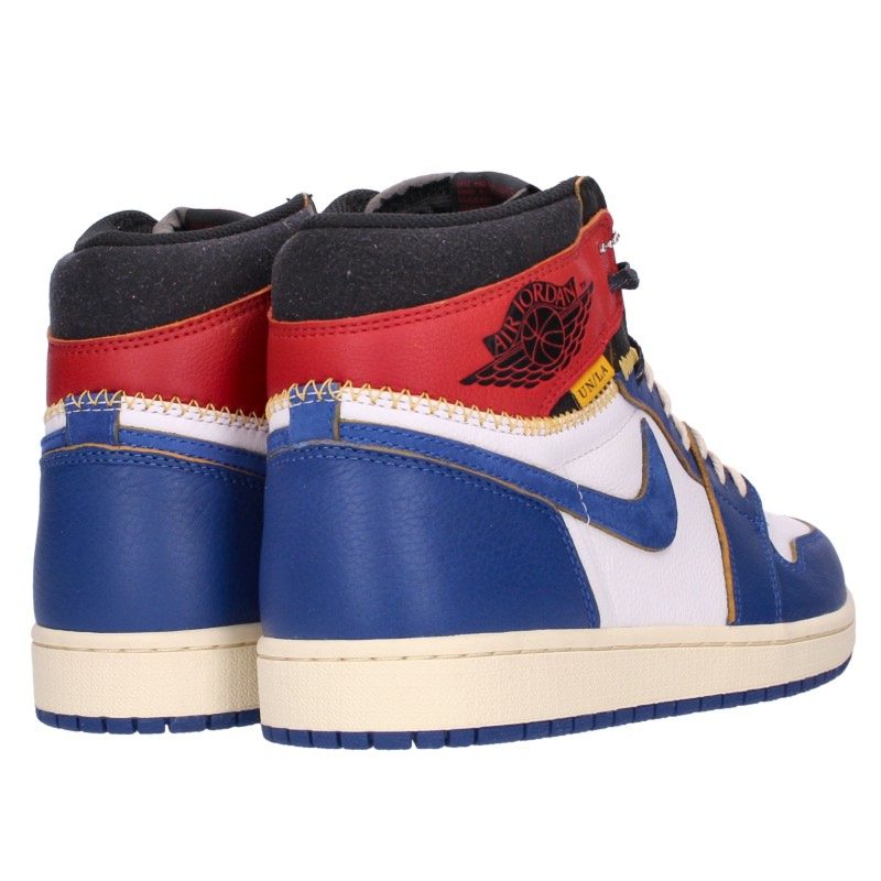UNION x Nike Air Jordan 1 Retro HI NRG Red White Sneakers Size 27cm