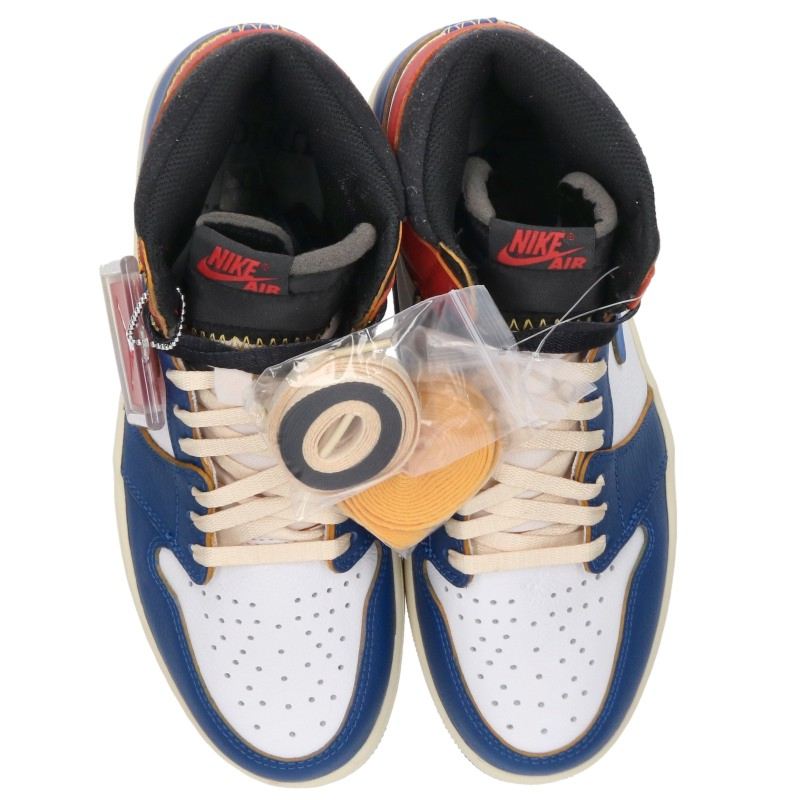 UNION x Nike Air Jordan 1 Retro HI NRG Red White Sneakers Size 27cm