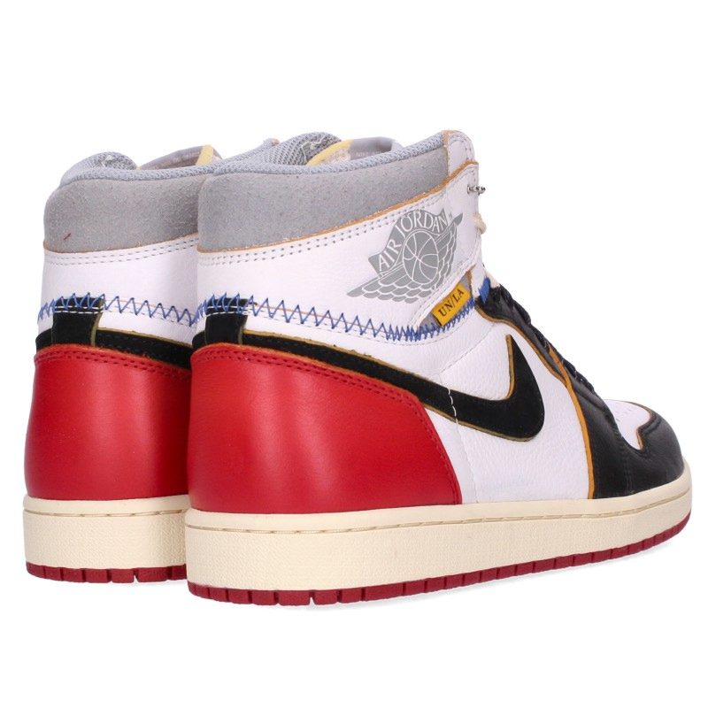 UNION x Nike Air Jordan 1 Retro HI NRG Black White Sneakers Size 27cm