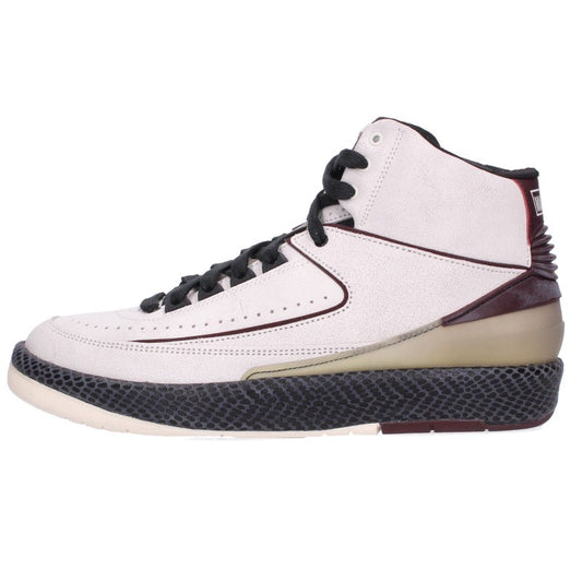 NIKE x A Ma Maniere Air Jordan Off-White Bordeaux Sneakers Size 27cm