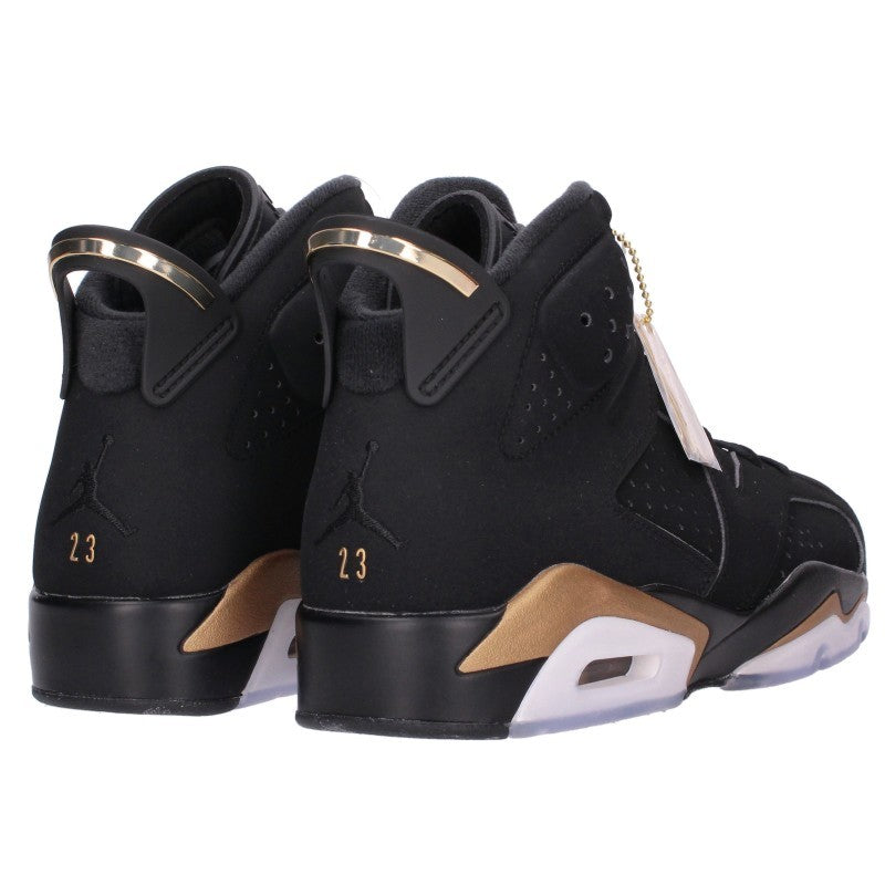 NIKE Air Jordan 6 DMP Sneakers Black Gold Size 27cm