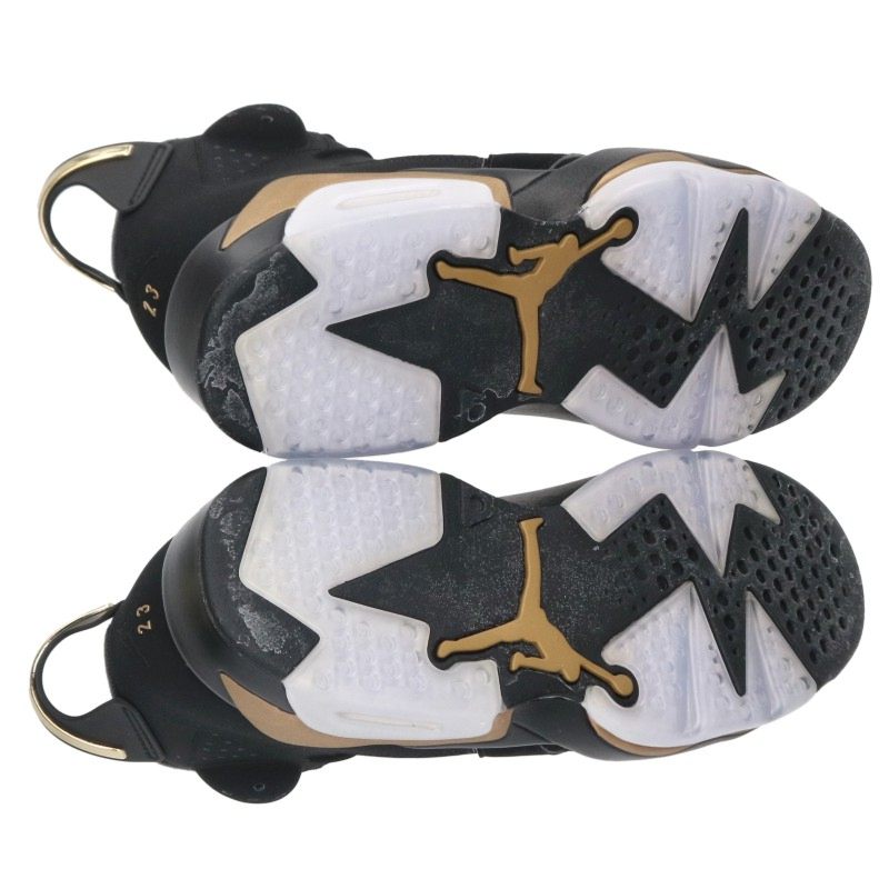 NIKE Air Jordan 6 DMP Sneakers Black Gold Size 27cm