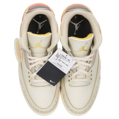 NIKE x J Balvin Air Jordan 3 Sneakers Off-White Size 27cm