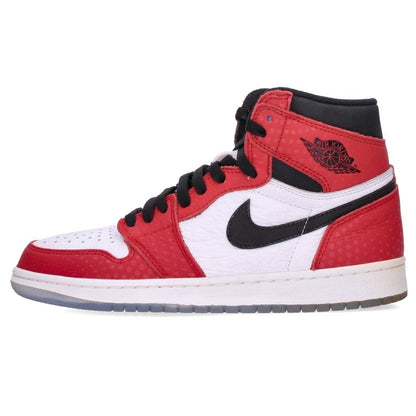 NIKE Air Jordan 1 Retro OG Origin Red White Sneakers Size 26.5cm