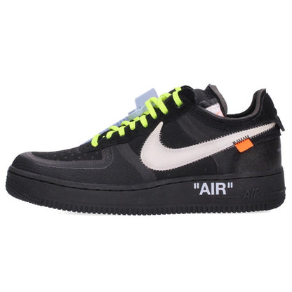 OFF-WHITE x Nike Air Force 1 Sneakers Black/White Size 27cm