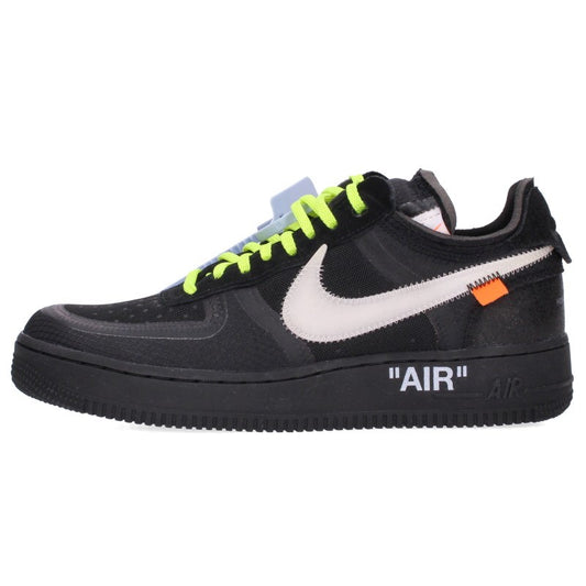 OFF-WHITE x Nike Air Force 1 Sneakers Black/White Size 27cm