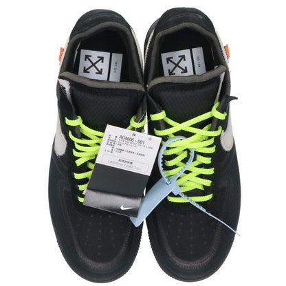 OFF-WHITE x Nike Air Force 1 Sneakers Black/White Size 27cm