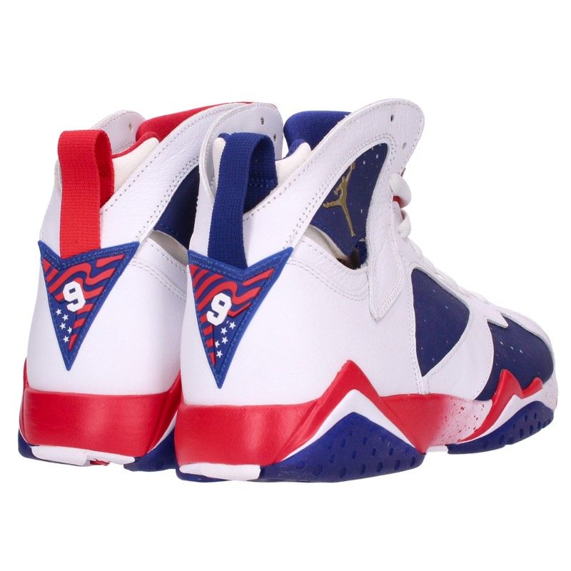 ROKX x Nike Air Jordan 7 Sneakers White/Blue/Red Size 27cm