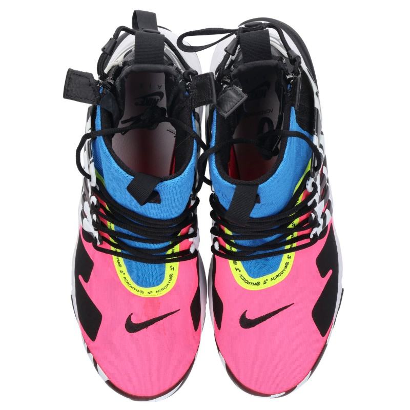 ACRONYM x Nike Air Presto Mid Hyper Pink Sneakers Size 27cm